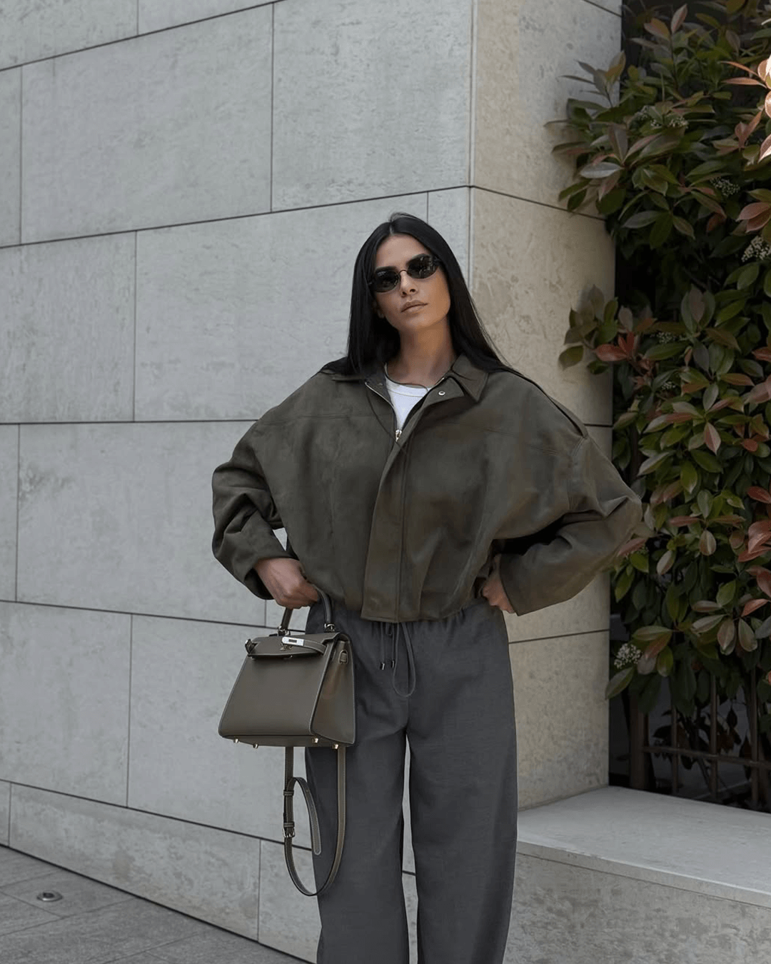 Katherine semišová bomber bunda