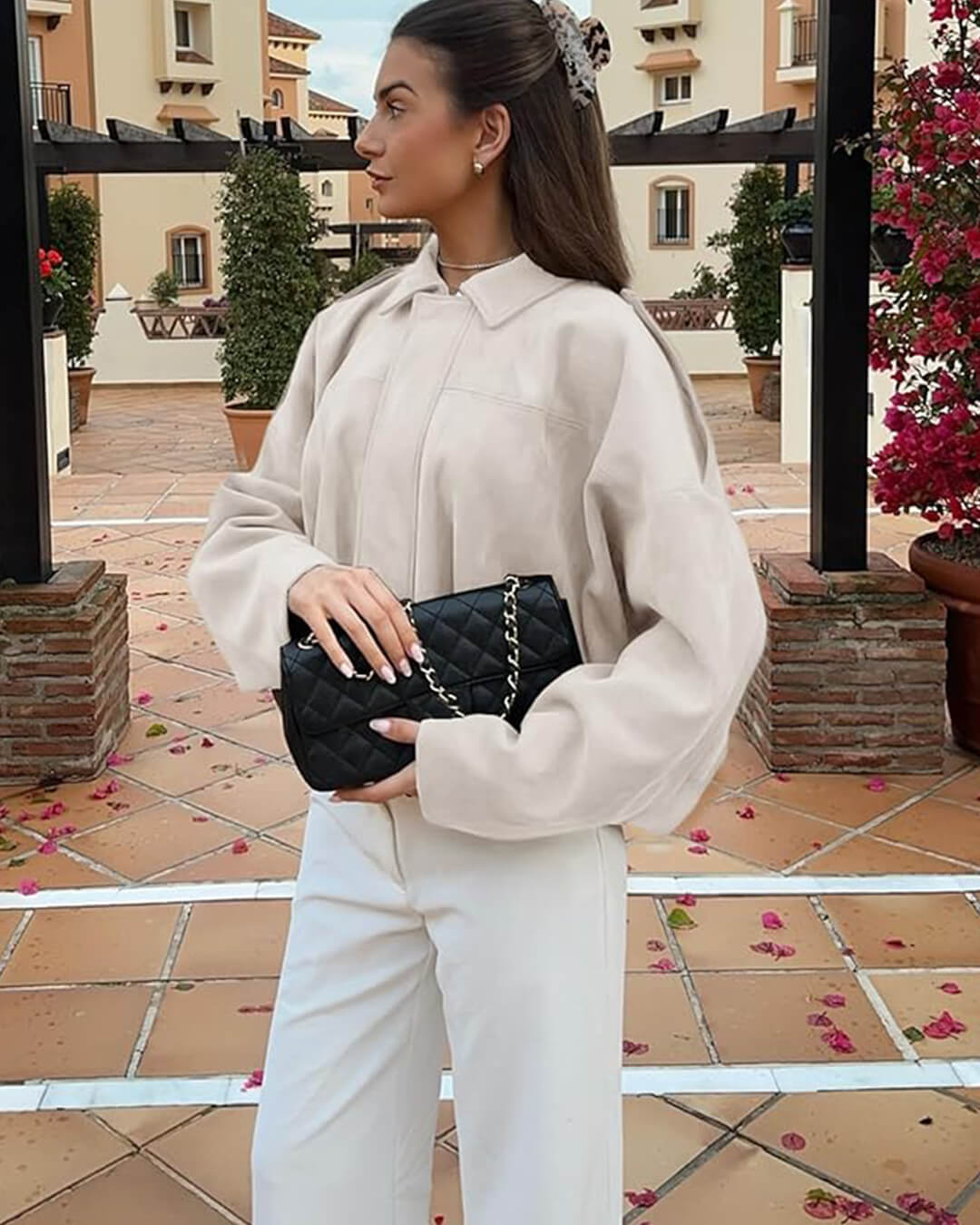 Katherine semišová bomber bunda