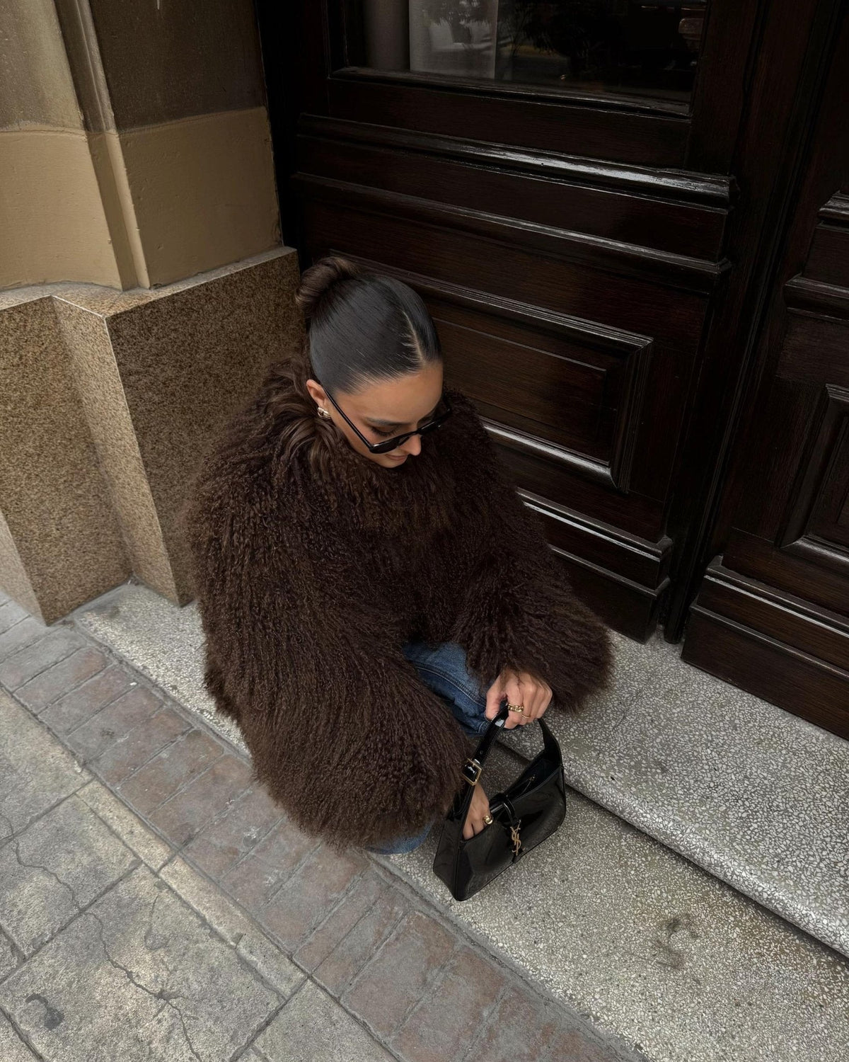 Liza Fuzzy kabát z umělé kožešiny