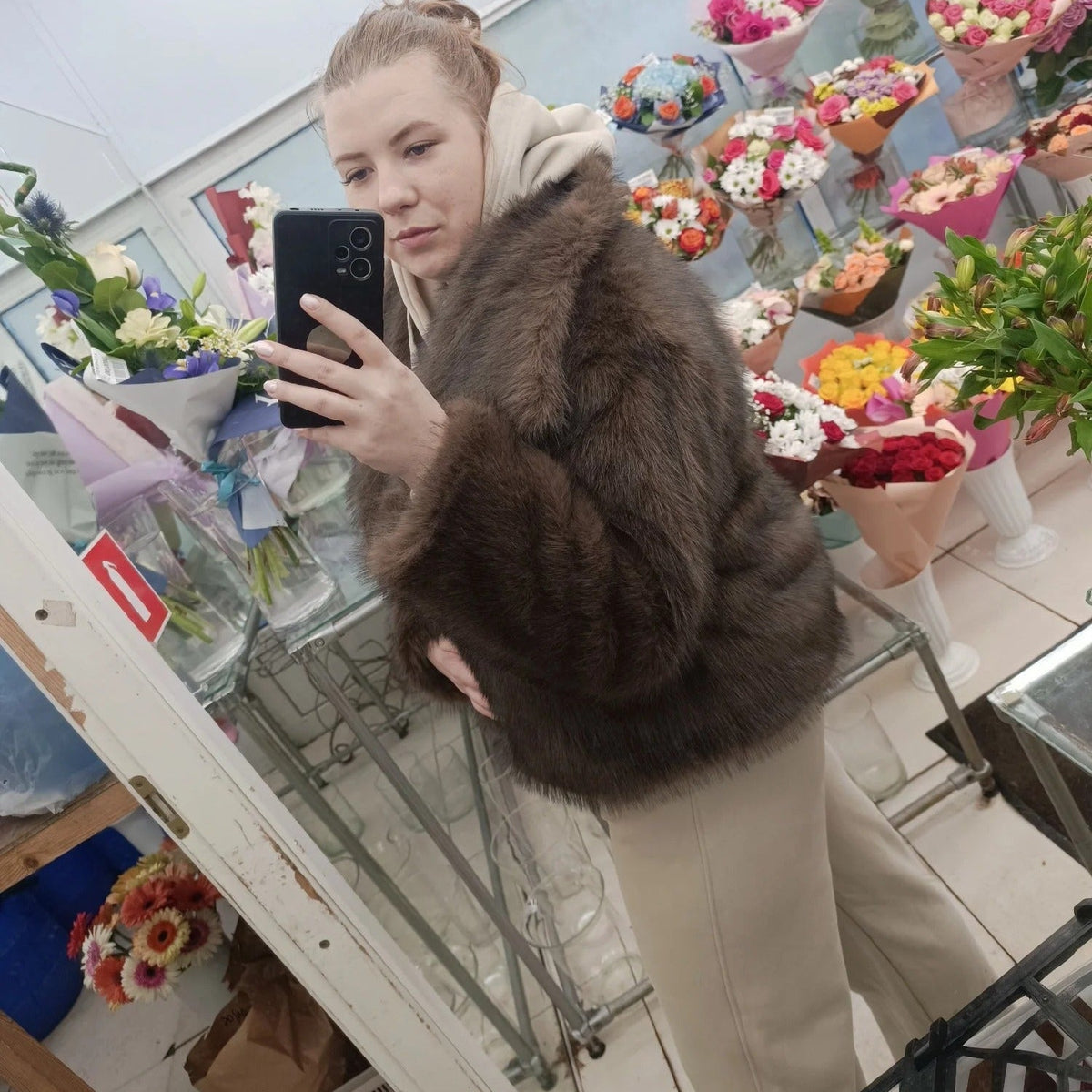Mandy bunda z umělé kožešiny