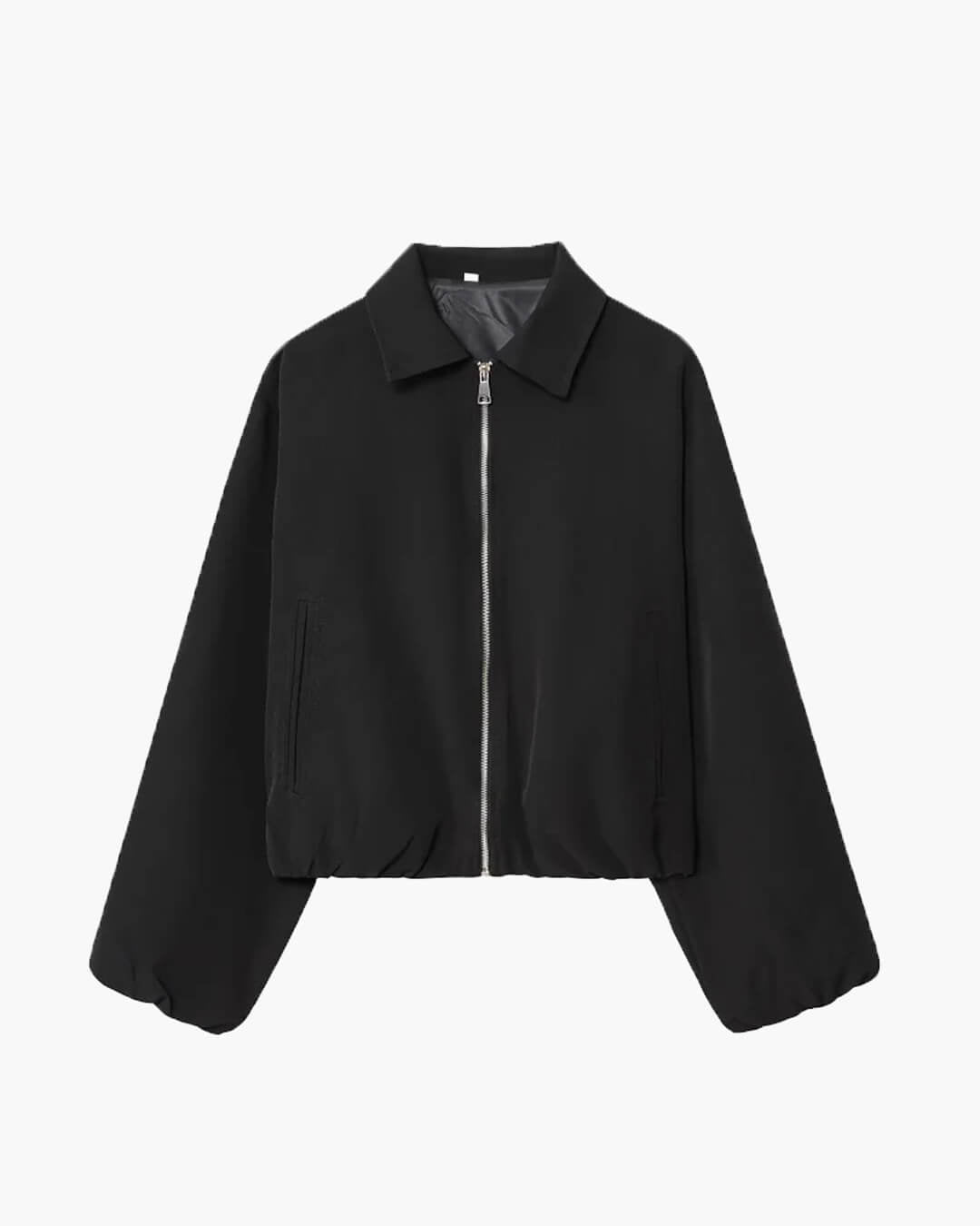 Midori bomber bunda s nabíranými rukávy