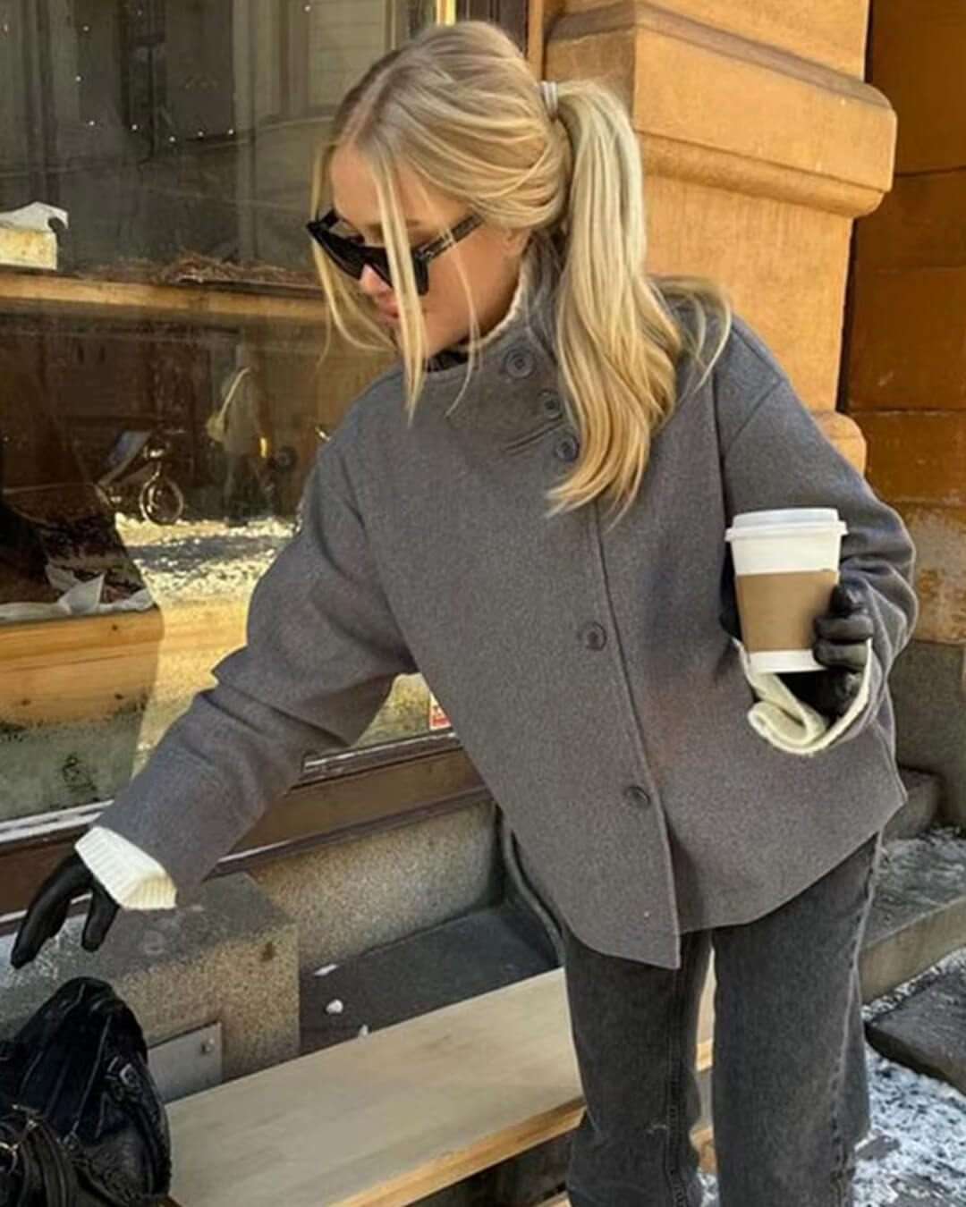 Rosalia elegantní bunda se stojáčkem