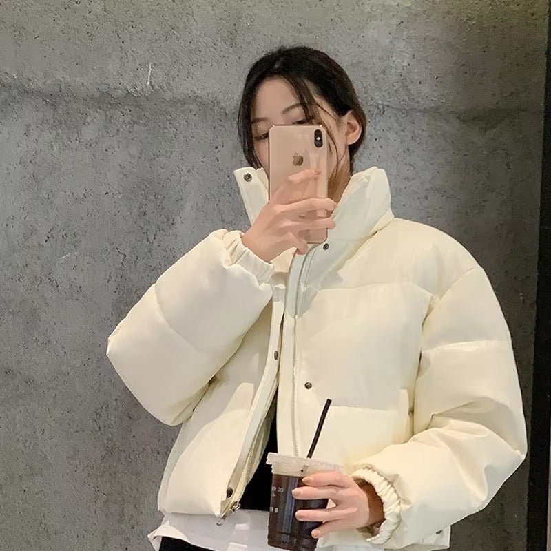 Prošívaná bunda Samantha z umělé kůže