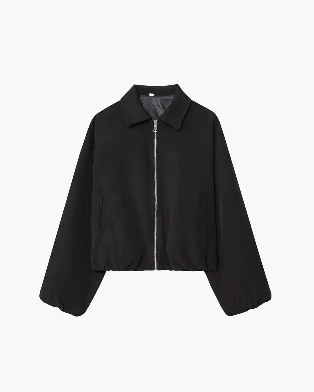 Seraphina bomber bunda s nabíranými rukávy