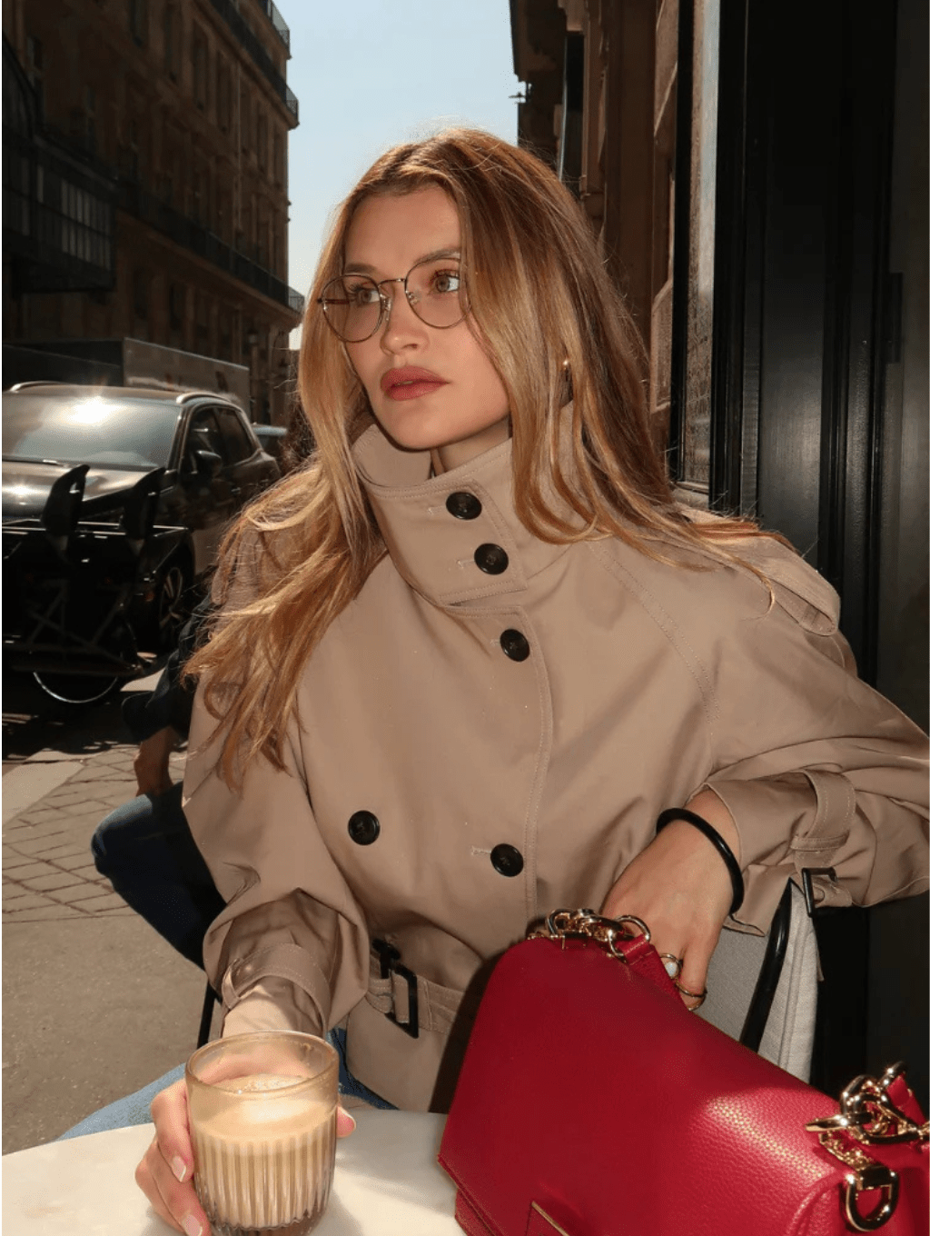 Sofie zkrácený trenčkot