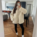 Tidy zipová teddy bunda