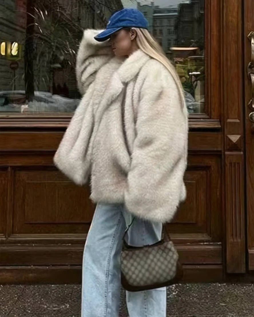 Tilda kabát z umělé kožešiny