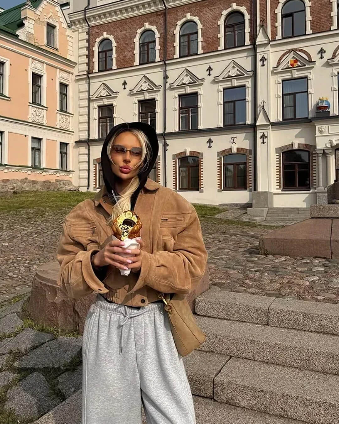 Trisha semišové sako s klopou