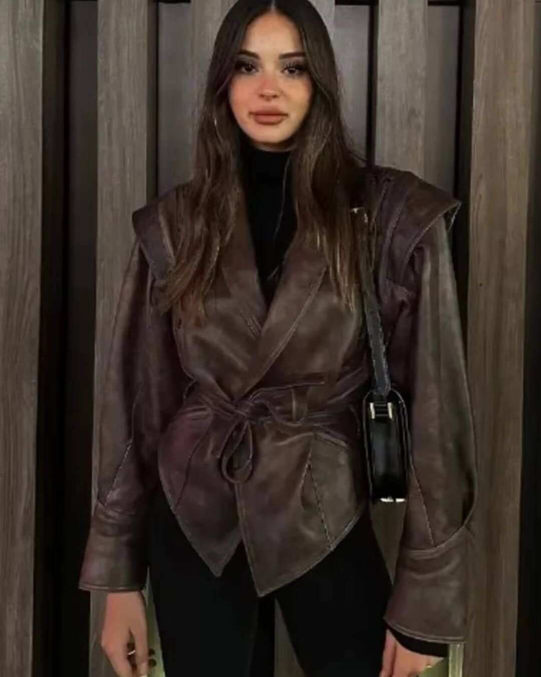 Kožená bunda Zyra Biker