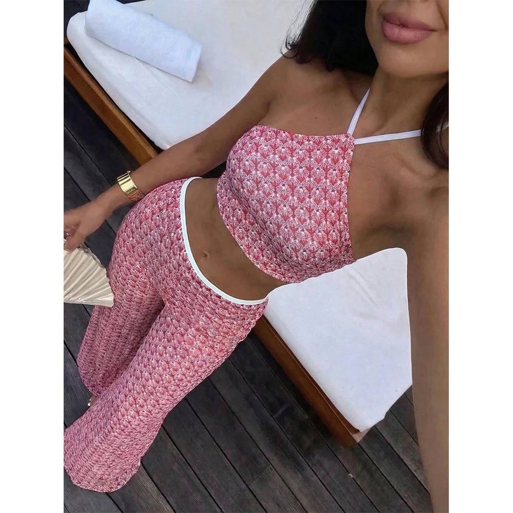 Natalie vysoký límec, trojdílné bikiny