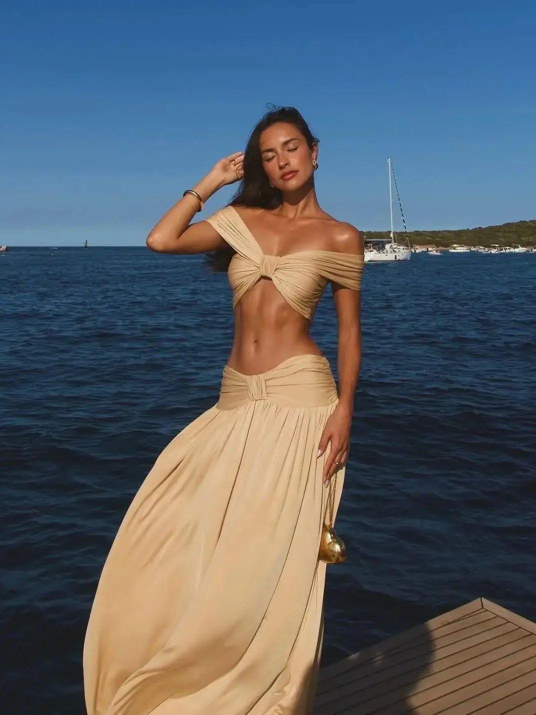 Beatrice halter plážový set