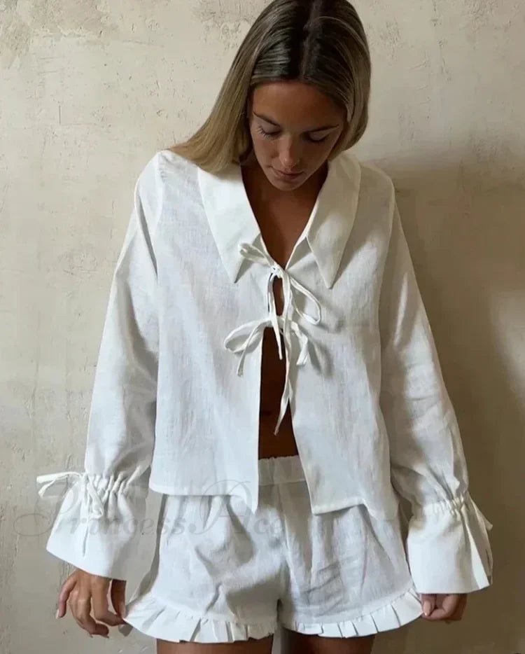 Adina Stylový bavlněný dvoudílný set