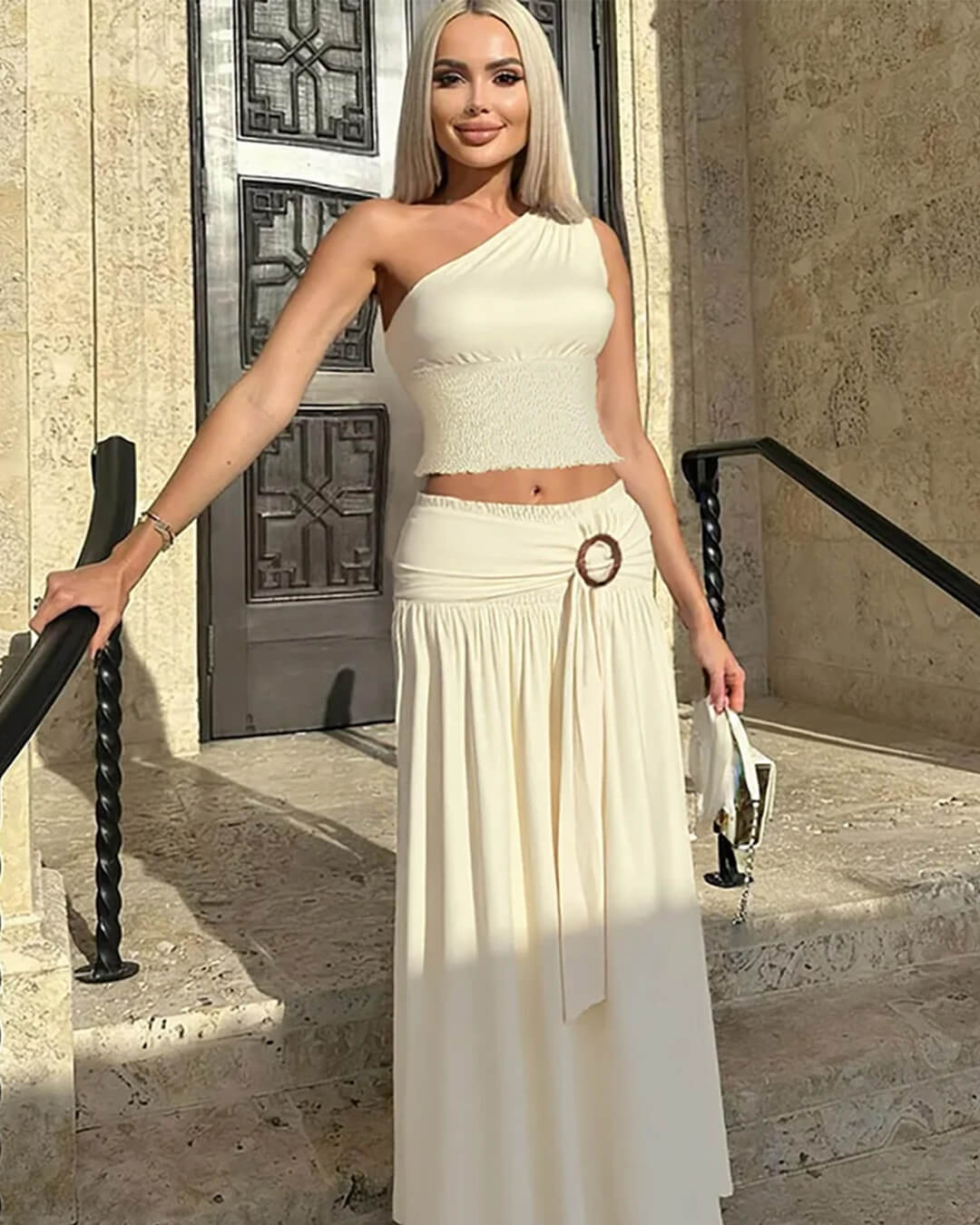 Gaia maxi set sukně s páskem
