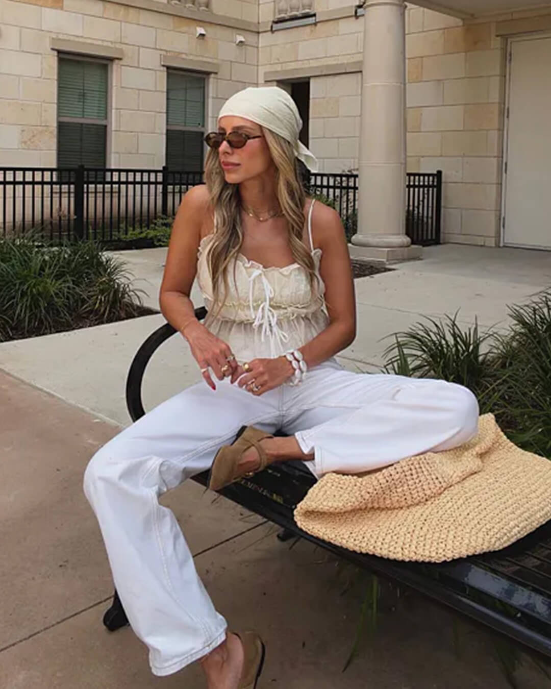 Julia rýhovaný top a maxi sukně set