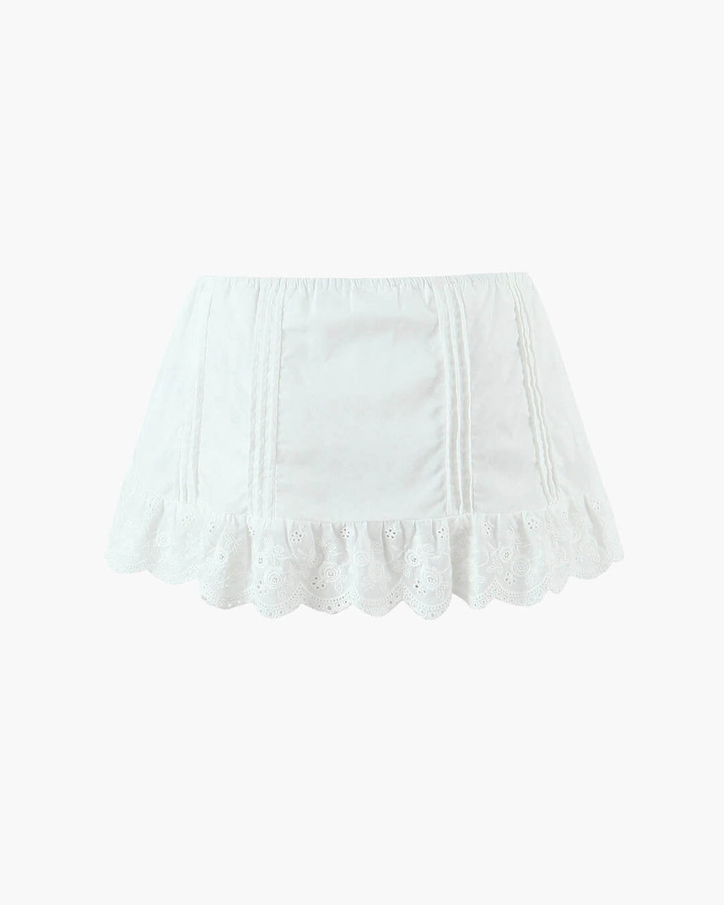Klarissa set: mini sukně s krajkovým lemem