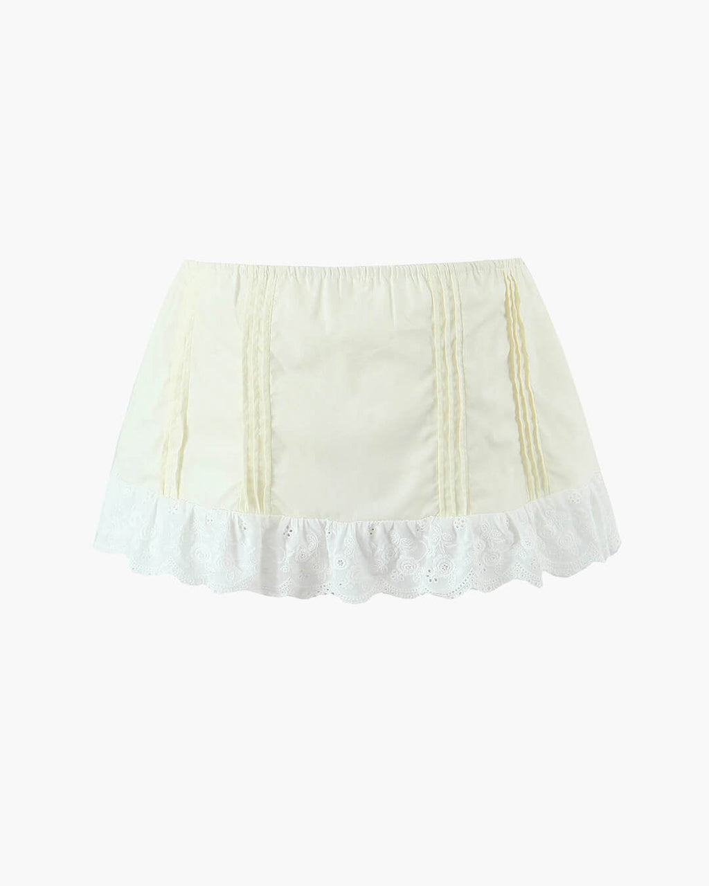 Klarissa set: mini sukně s krajkovým lemem