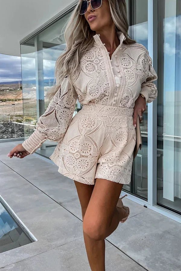 Natalie krajkový vyšívaný komplet