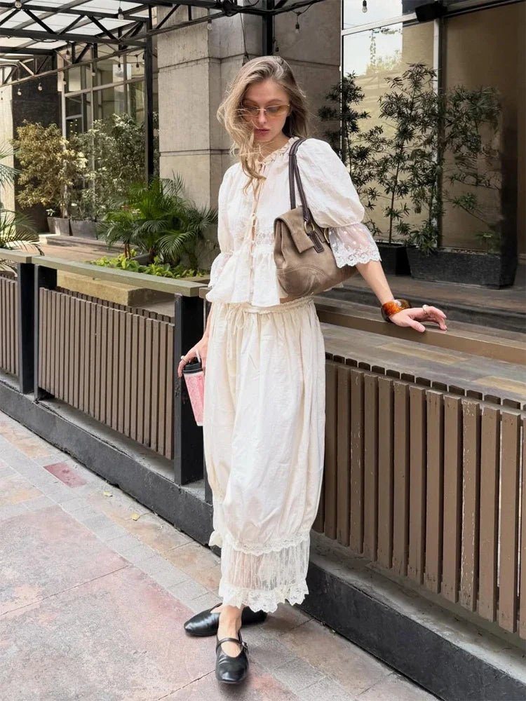 Sophia krajkový lucernový overal