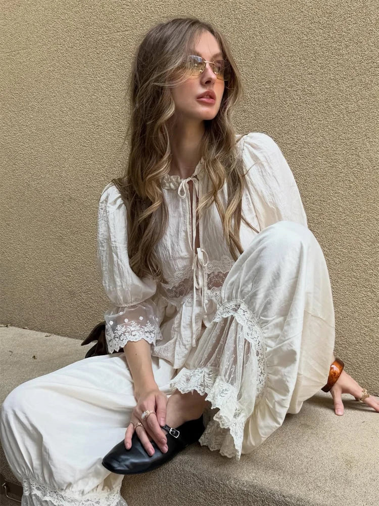 Sophia krajkový lucernový overal