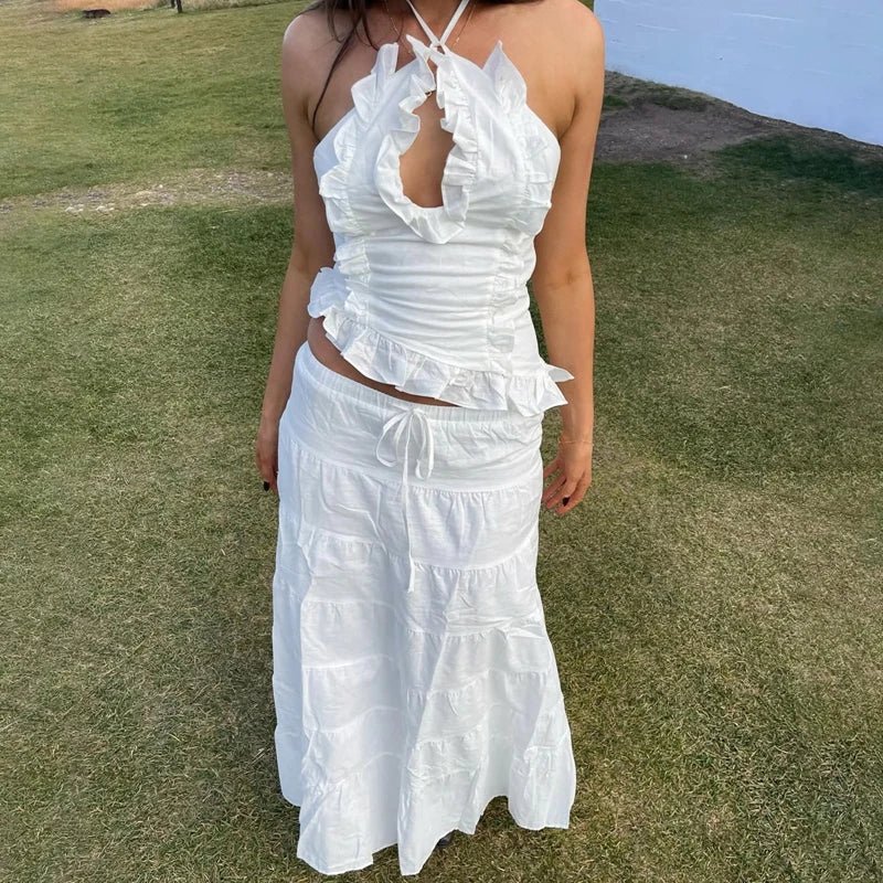 Yasmine volánkový dvoudílný set