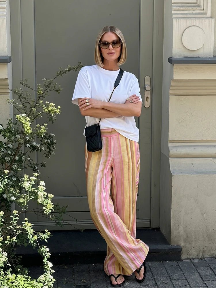Aislinn Palazzo kalhoty se širokými nohavicemi