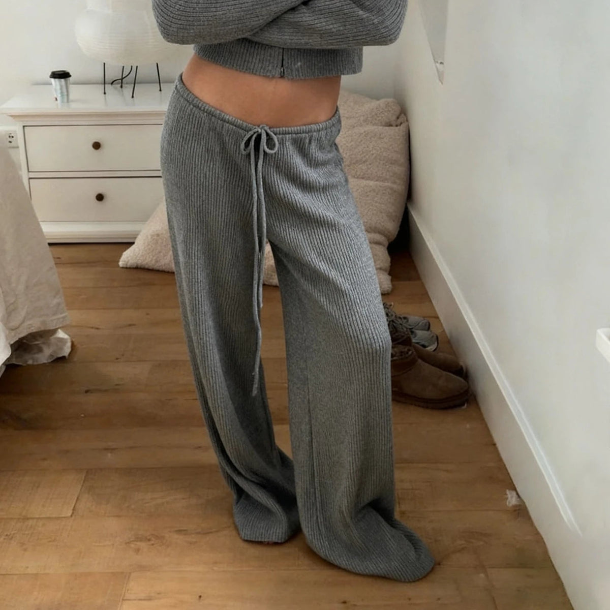 Lorena pletené domácí kalhoty