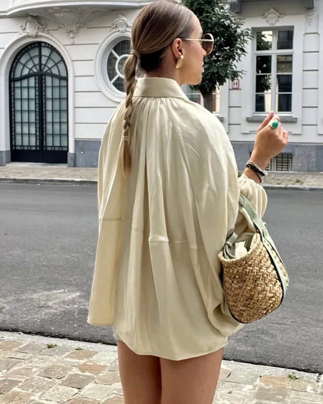 Ritchel plisovaná bunda na zip