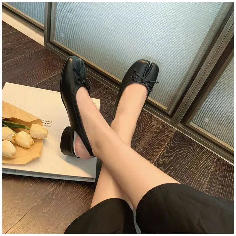 Miriam lodičky Mary Jane s rozdělenou špičkou