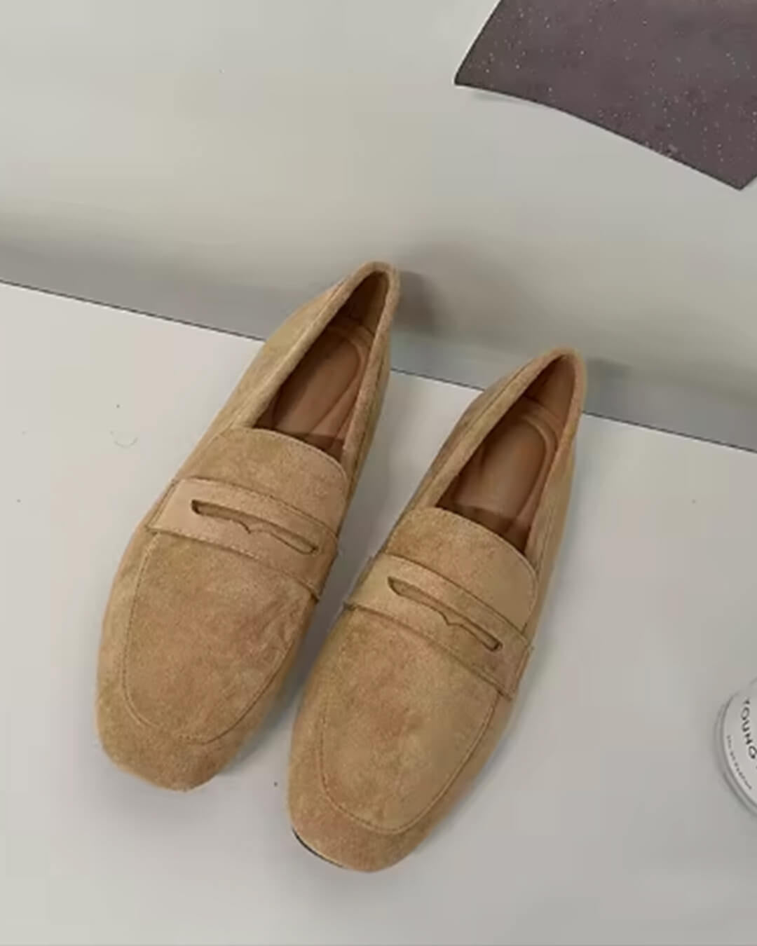 Adira semišové nazouvací mokasíny
