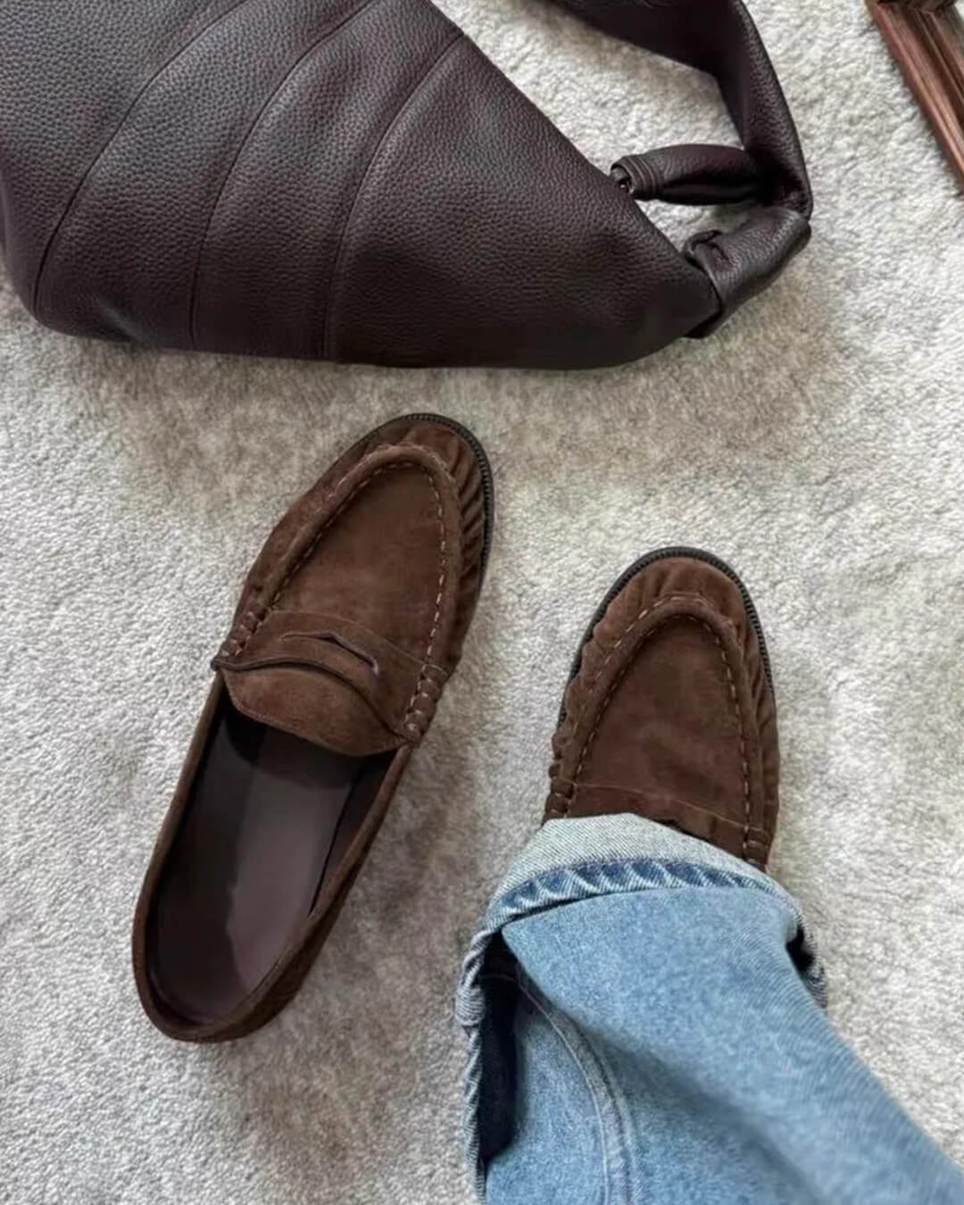 Fiona slip-on mokasíny z umělé kůže