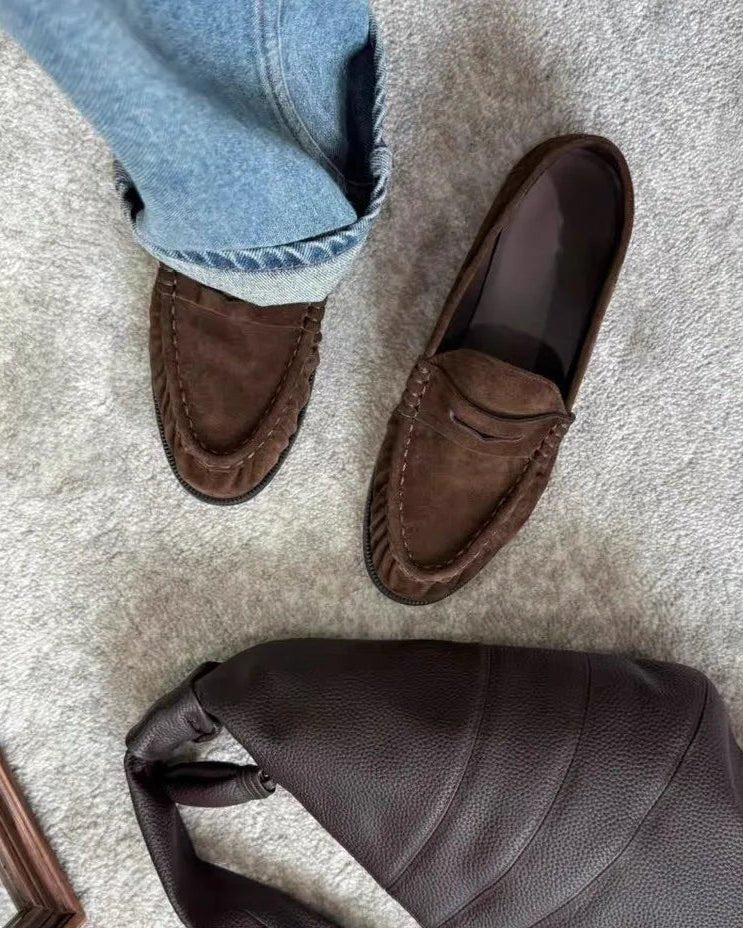 Fiona slip-on mokasíny z umělé kůže
