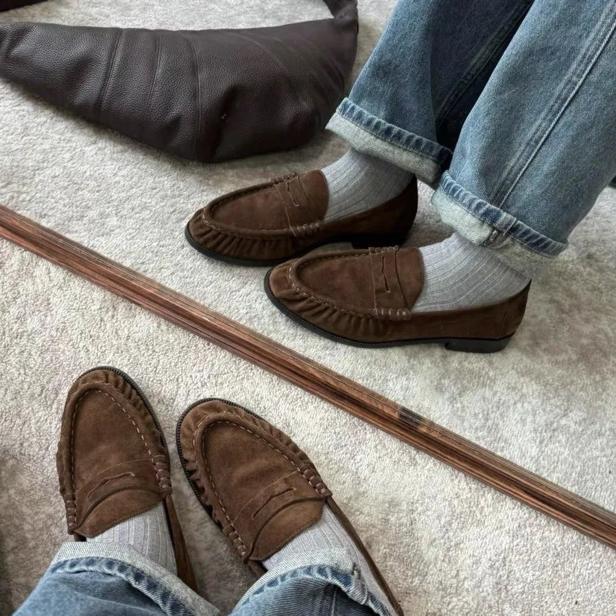 Fiona slip-on mokasíny z umělé kůže