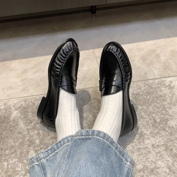 Fiona slip-on mokasíny z umělé kůže