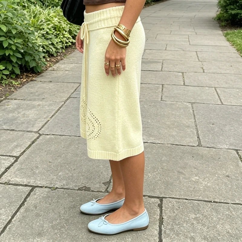Sabina pletené široké culottes šortky