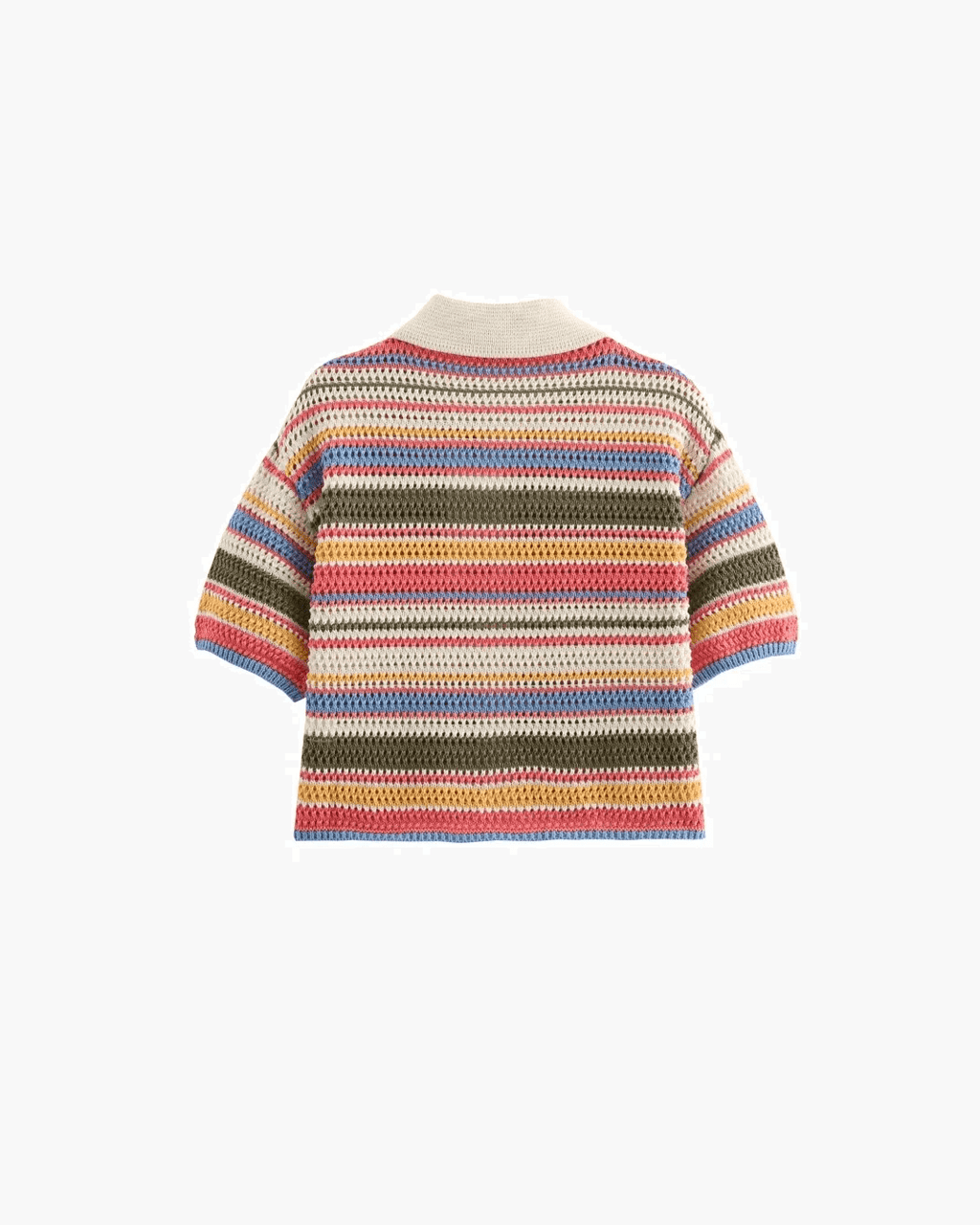Margot pruhovaná pletená crop souprava