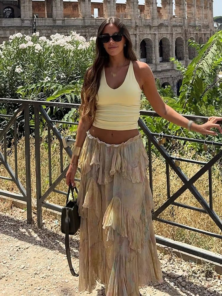 Serena vícedílná boho maxi sukně