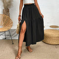 Maia Boho Midi Sukně s Volány
