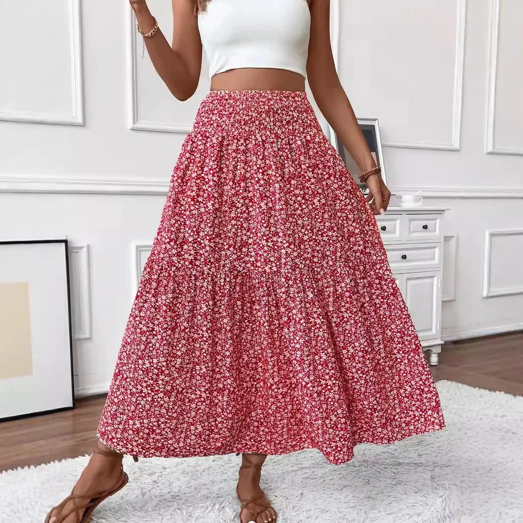 Rivka Boho Květinová Maxi Sukně