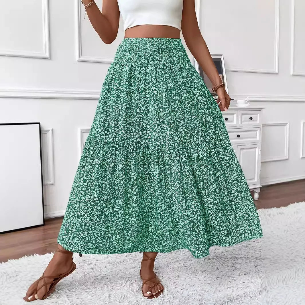 Rivka Boho Květinová Maxi Sukně