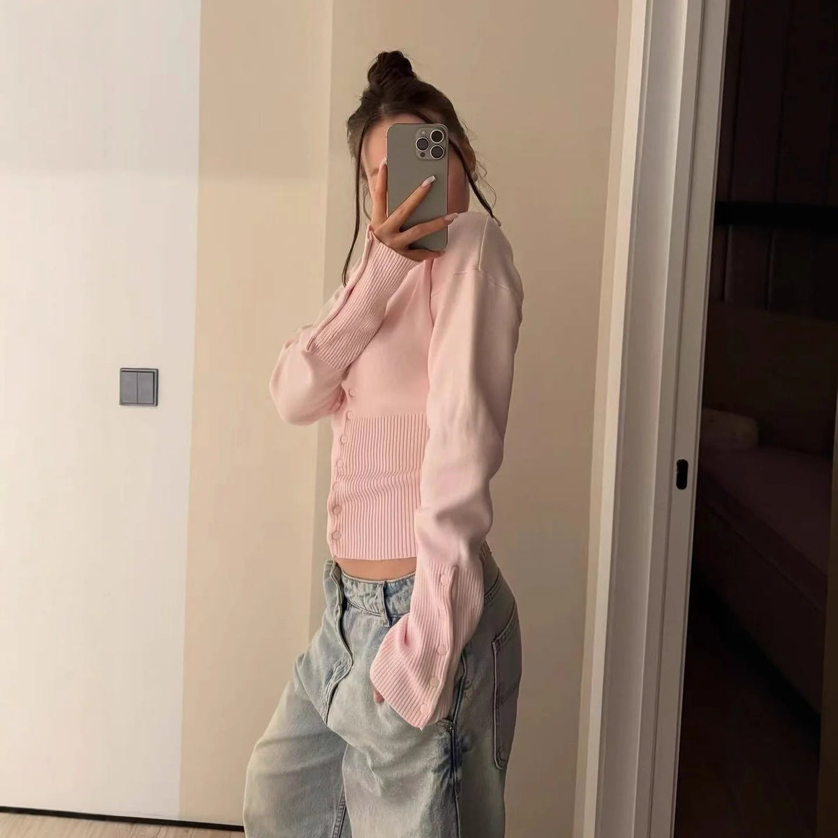 Catherine propínací slim kardigan