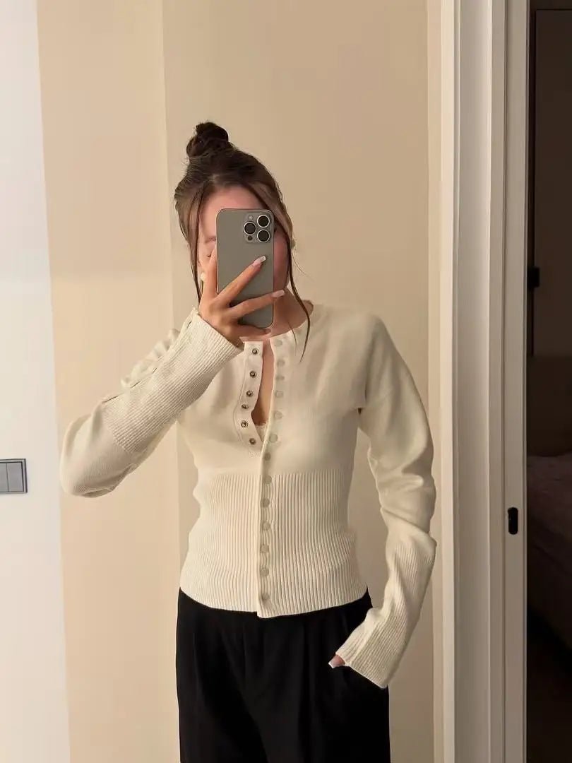 Catherine propínací slim kardigan