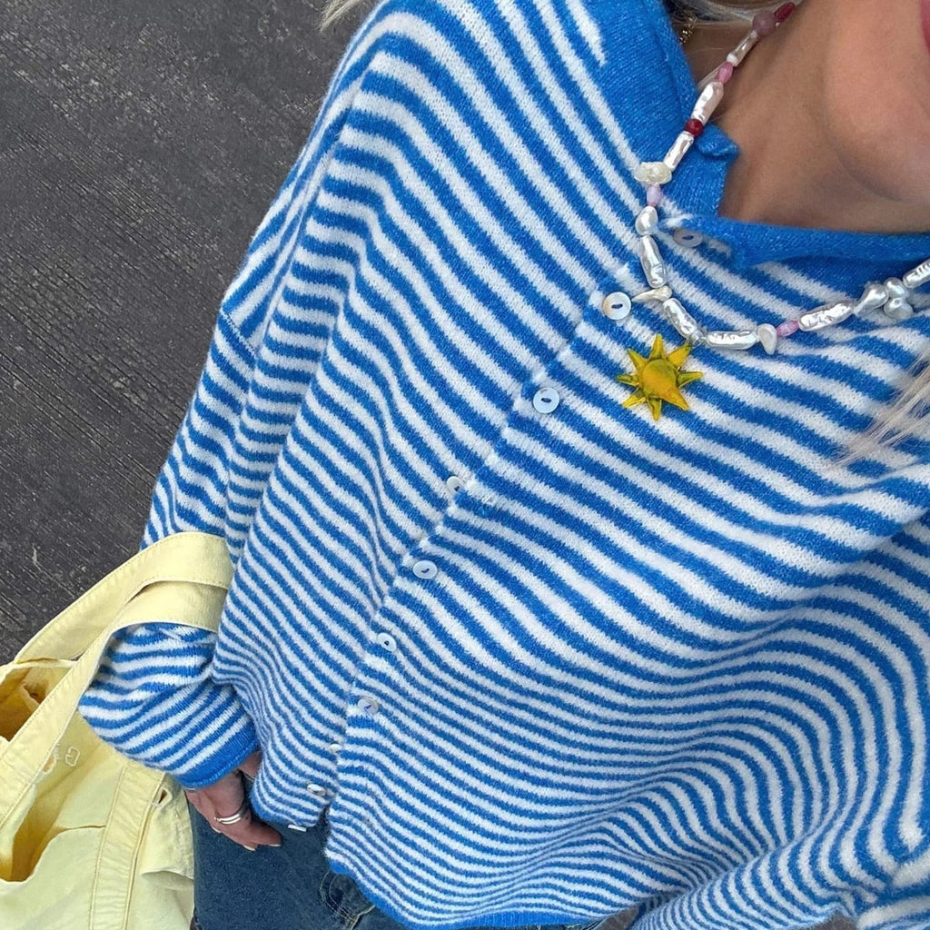 Sofia pruhovaný kardigan