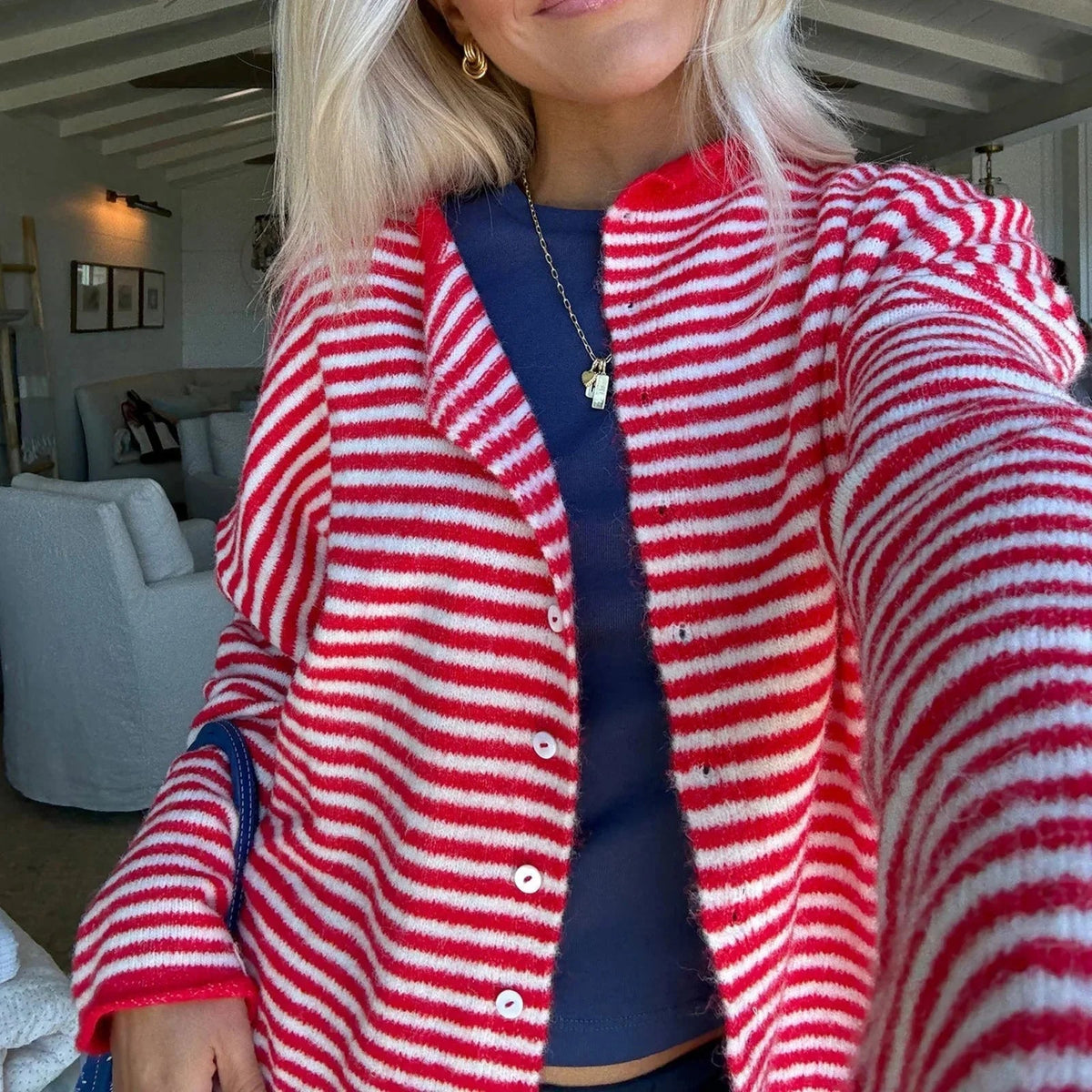 Sofia pruhovaný kardigan