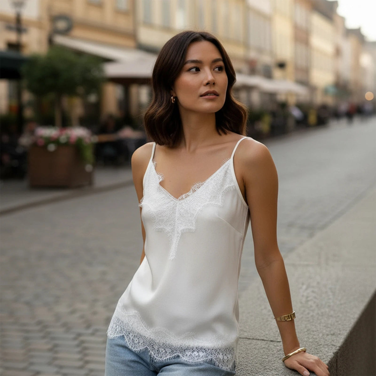 Bianca saténové tílko