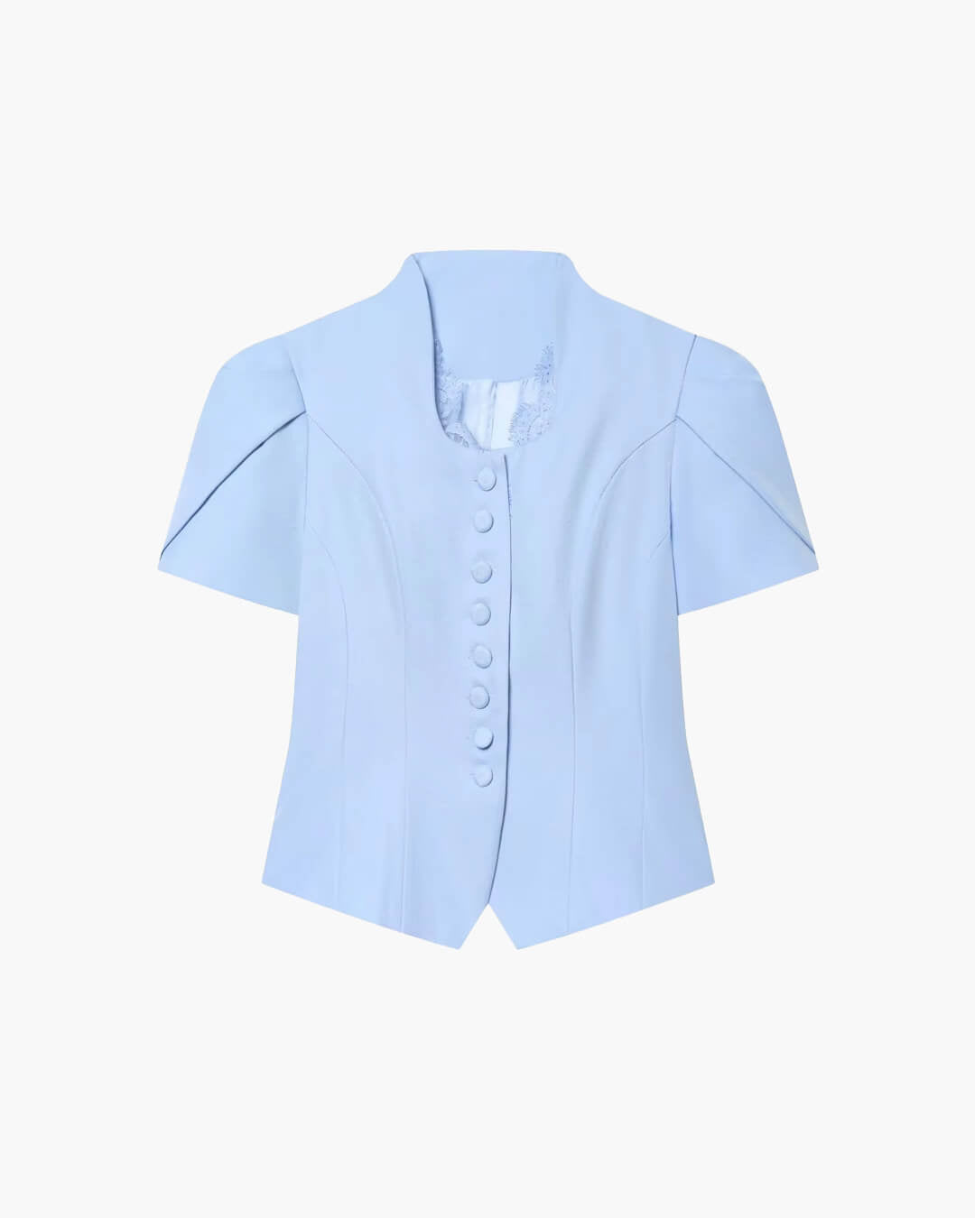 Gloria top s knoflíky a stojáčkem