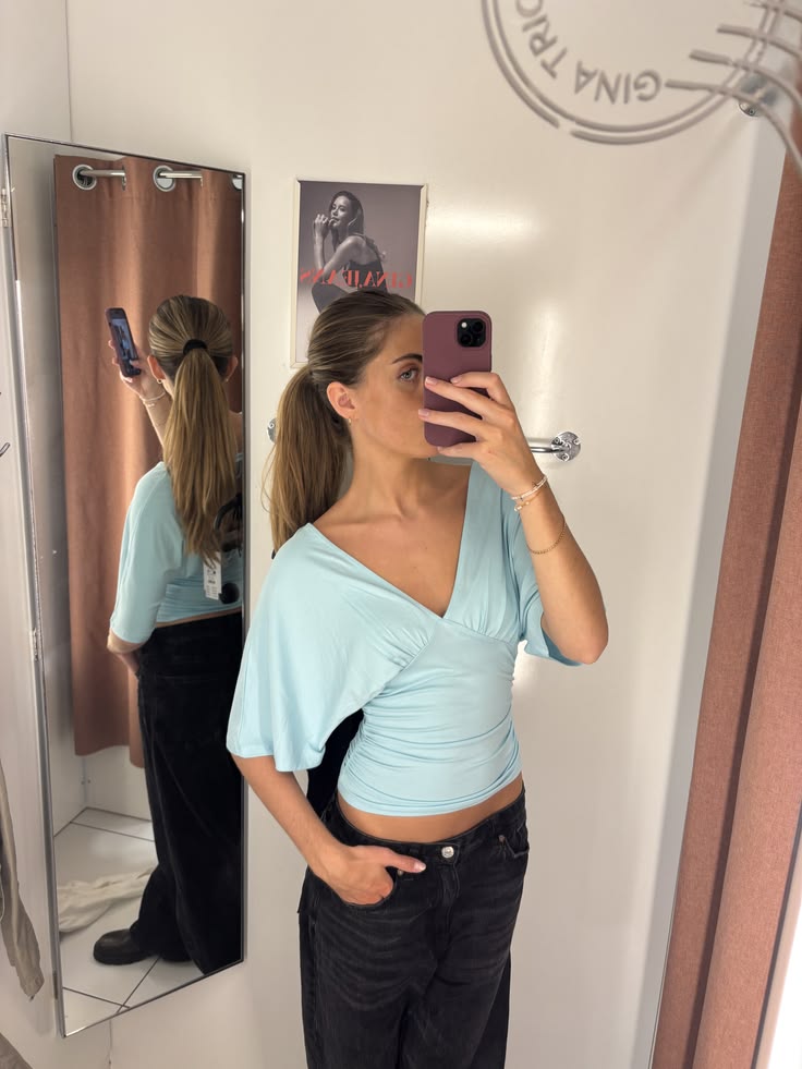Krátký top Bianca na šněrování