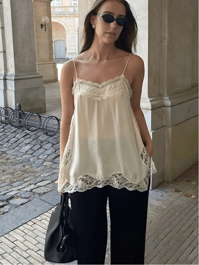 Sia krajkové tílko s krajkou