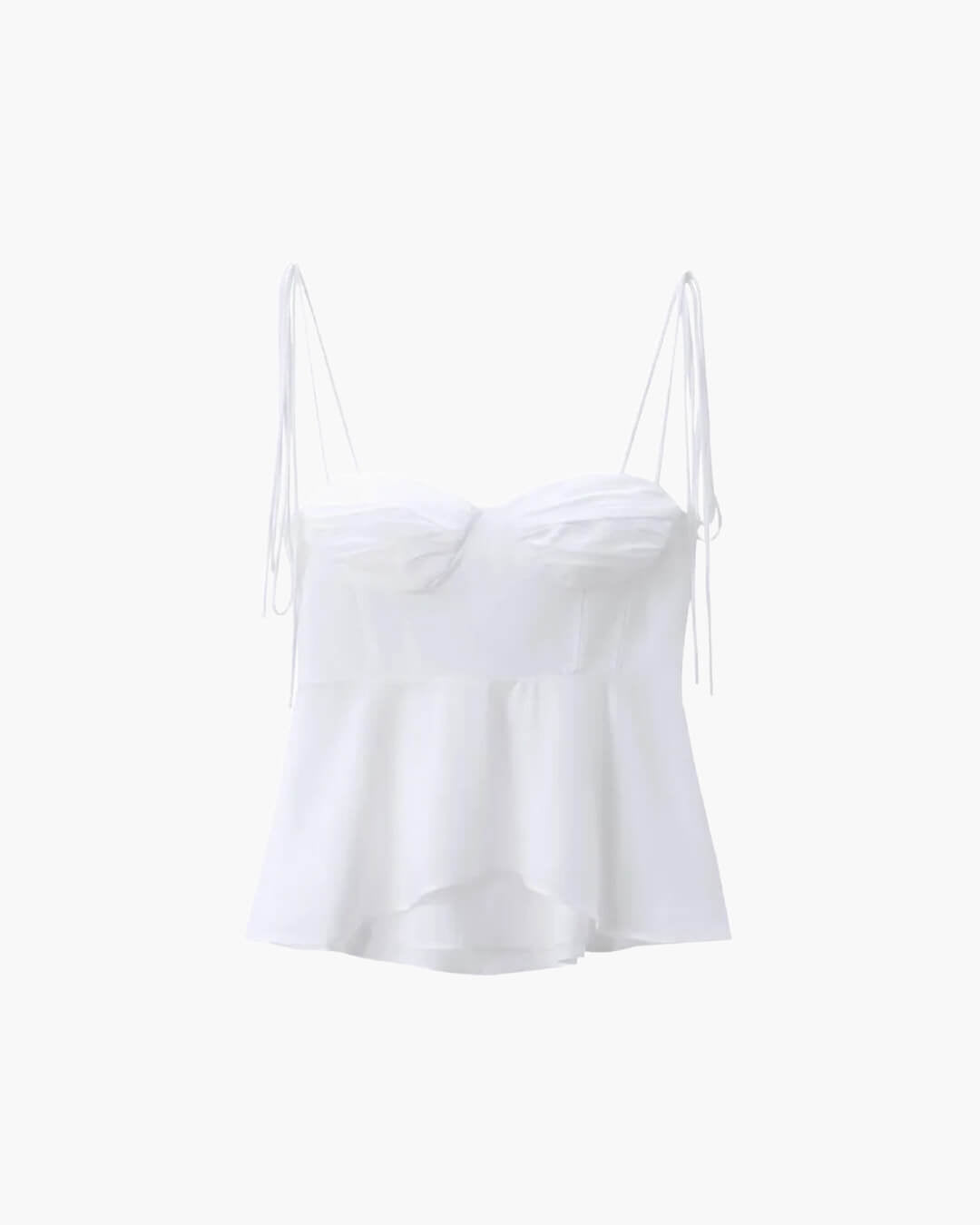 Jada peplum korzetový cami top