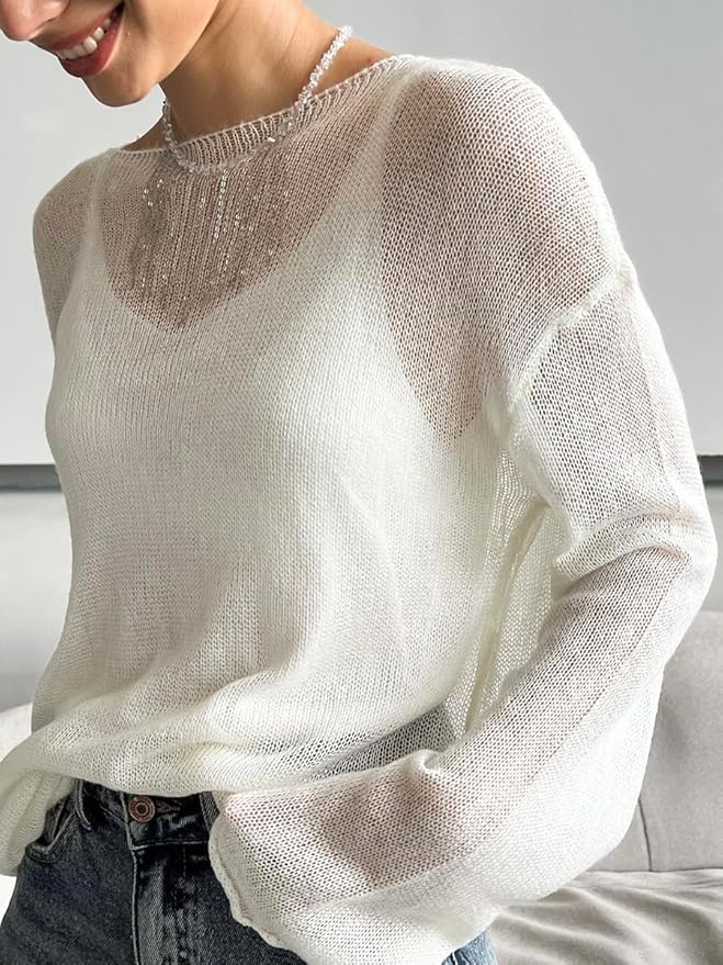Lilian volný lehký pulovr