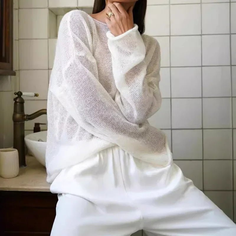 Lilian volný lehký pulovr